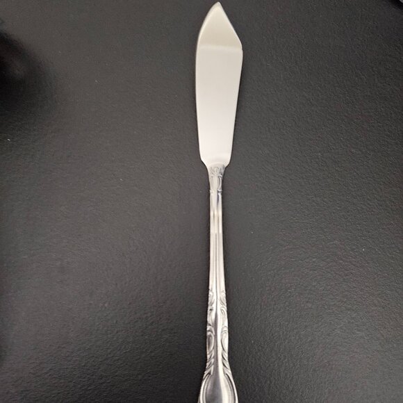 4 Stainless Serving Pcs: 3 National Korea - 1 Simeon I. & George H. Rogers Co. - Picture 4 of 12